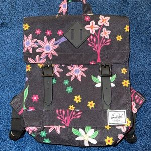 Brand new kids floral/black Herschel backpack!